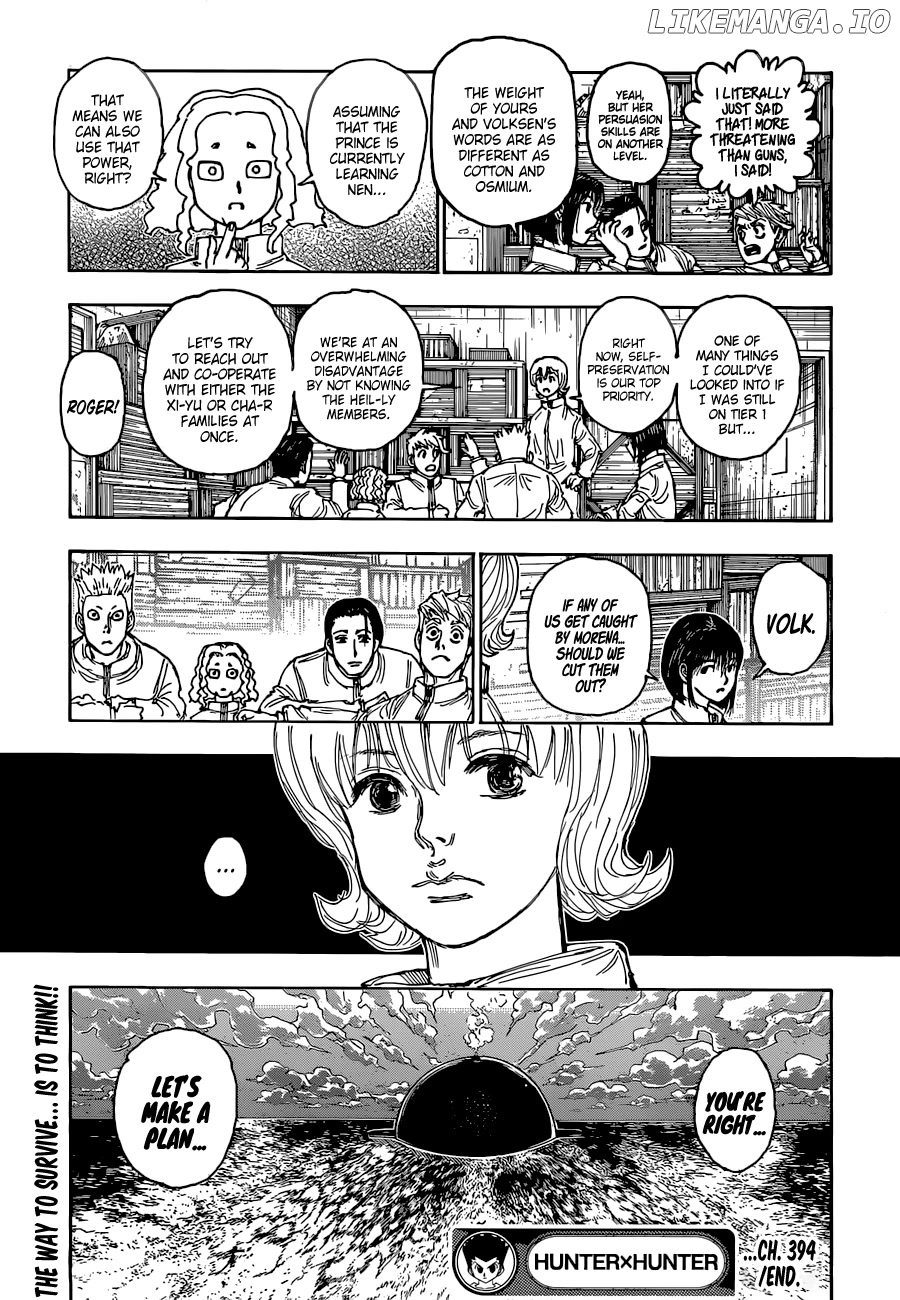 Hunter x Hunter, Chapter 394 image 20